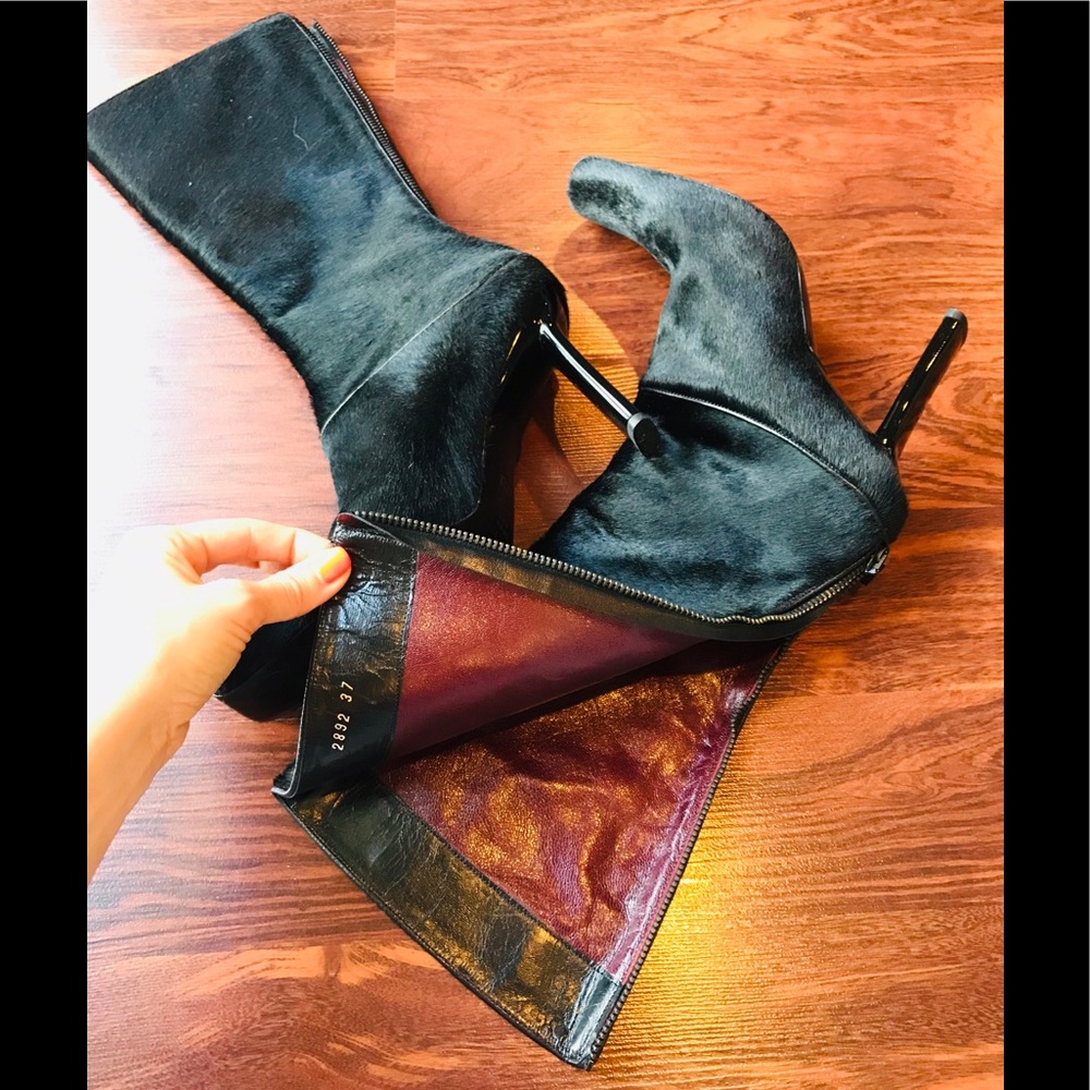 Authentic LERRE Pony Hair Booties - Picture 7 of 8